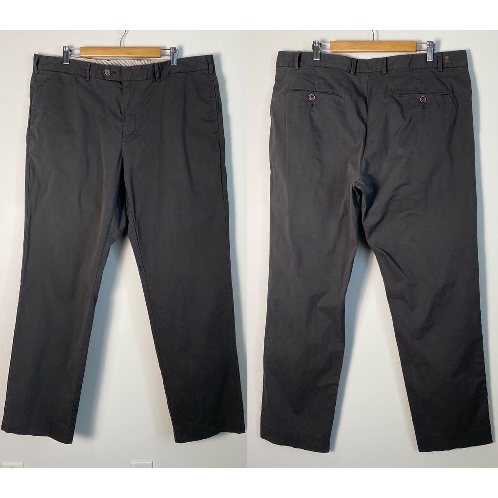 Tommy Bahama Cotton Stretch Pants Grey Sz 40 Chinos Khaki Men’s Big Tall